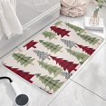 thumbnail image 3 of Multicolor Christmas Tree Pattern Flannel Non Slip Door Rugs,Washable Door Mats Indoor,Decorative Door Mats,Dirt-Resistant and Absorbent Doormat for Entrance,Bedroom,Kitchen,Bathroom,31.5"x17", 3 of 4