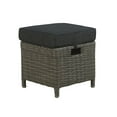 thumbnail image 5 of Asti All-Weather Wicker 3-Piece Outdoor Seating Set with Reclining Sofa and Two 15" Ottomans, 5 of 10