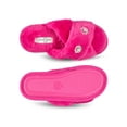 thumbnail image 5 of Jessica Simpson Womens Plush Cross Band Plush Memory Foam Slide Slipper, 5 of 9