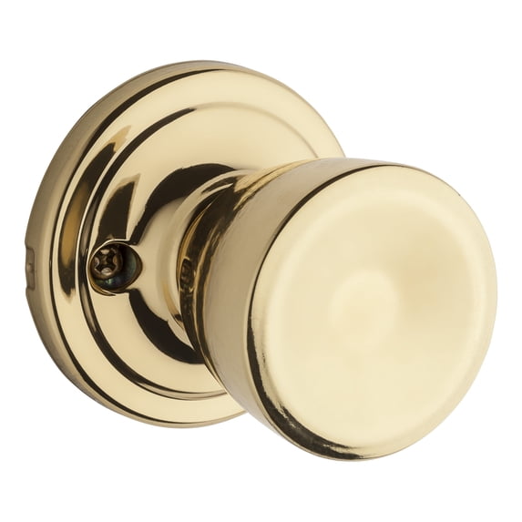 Kwikset 966A Polished Brass Kwikset 966A Abbey Single Cylinder Interior Pack