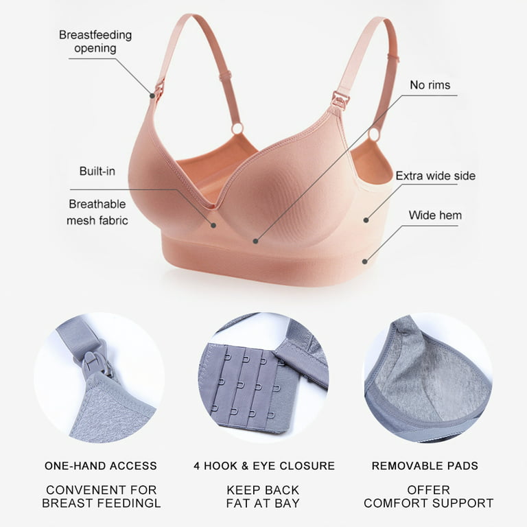 Seamless Nursing Bra Maternity Bra Clothes Breastfeeding Bra Breast Feeding  Bras For Pregnant Women Pregnacy Underwear 