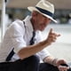 thumbnail image 4 of Sombreros para el sol para hombre, sombrero Panamá de ala ancha, sombrero de playa, sombreros de paja para hombre, protección solar, sombreros Fedora plegables para hombre., 4 of 8