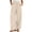 Beige, variant on Palazzo Pants for Women Elastic High Waist Wide Leg Loose Fit Flowy Cotton Linen Pants with Pockets Lounge Trousers
