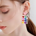 thumbnail image 4 of LPSSTORE Paint Panel Acrylic Earrings Design Earrings, 4 of 6