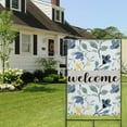 thumbnail image 4 of Spring Summer Multicolored Flower Leaves Garden Flag 28x40 Inch Double Side for Outdoor Courtyard Garden Decor Flowers Welcome Holiday Flag for Outside Decoration, 4 of 6