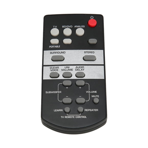Télécommande de Barre de Son, Accès Facile FSR64 Prise en Main Confortable Longue Portée Télécommande de Remplacement pour ATS1520 pour ATS1520BL pour ATS 1520BL pour YAS 152