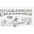 thumbnail image 5 of Formula One Grand Champion F1 Car Adult White Crew Neck Long Sleeve Tee-Medium, 5 of 6