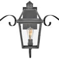 thumbnail image 5 of 2770BLB-SCR Hinkley Lighting Nouvelle - 1 Light Small Outdoor Wall Lantern in Traditional Style - 37 Inches Wide by 18.5 Inches High, 5 of 6