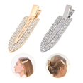 thumbnail image 1 of 2PCS Pas de Pince à Cheveux Plis Sans Plis Pinces à Cheveux en Strass Carte Épingle à Cheveux Sans Plis Pinces à Cheveux Minuscules Pinces à Cheveux Pinces à Boucles, 1 of 5