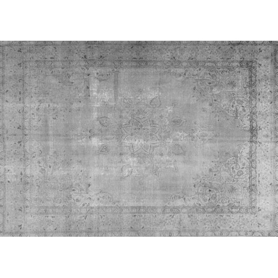 Ahgly Company Indoor Rectangle Persian Gray Traditional Area Rugs, 3' x 5'