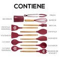 thumbnail image 3 of Juego de Utensilios de Cocina | Kit 12 Piezas de Cocina | Set de Instrumentos de Silicona | Mango de Madera Resistentes | Herramientas de Cocina Multifuncionales, 3 of 5