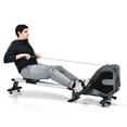 thumbnail image 1 of Gymax Folding Magnetic Rowing Machine W/Monitor Aluminum Rail 8 Adjustable Resistance, 1 of 8