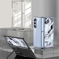 thumbnail image 2 of for Samsung Galaxy Z Fold 6 5G Clear Case with Magnetic Hinge Protection and Adjustable Kickstand & Screen Protector, Transparent Electroplating Magne, 2 of 5