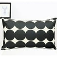 thumbnail image 3 of Decorative Throw Pillow Covers Set of 2 Black Fashion Polka dot Pillow Covers 12x20 Inch Throw Pillow Cover Linen Pillowcase Farmhouse Outdoor Pillow Covers for Couch Sofa Living Room, 3 of 6
