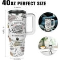 thumbnail image 6 of Christian Gifts for Women - Stainless Steel 40 Oz I Am a Child of God Gifts for Women Tumbler with Handle - Mothers Day, Birthday Gifts for Women, Christian Faith Jesus God Bible Verse Religious Gifts, 6 of 6