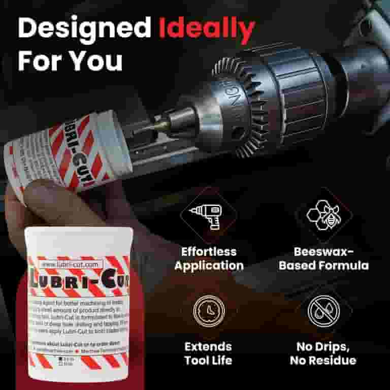 Lubri-Cut Cutting Paste for Drilling Metal - 2.5 Oz Tub | Beeswax Cutting Oil for Drilling Metal | High Performance Tapping & Cutting Wax | Saw Blade ... Lubri-Cut Cutting Paste for Drilling Metal - 2.5 Oz Tub | Beeswax Cutting Oil for Drilling Metal | High Performance Tapping & Cutting Wax | Saw Blade ...