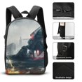 thumbnail image 3 of War of the Robots Backpack Learning Astronaut Bookbag with Space Lunch System, 3 of 5