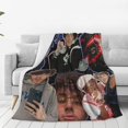 thumbnail image 2 of Flannel Blanket Jacks Music Harlow Nap Blanket Air Conditioning Blankets Couch Bed Office Blankets Soft and Cozy 80"X60", 2 of 6