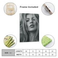 thumbnail image 2 of Kate Moss Supermodel Beauty Portrait Poster Painting On Canvas Wall Art Poster Scroll Picture Print Living Room Walls Decor Home Posters 12x18inch(30x45cm), 2 of 6