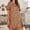 Coffee, variant on mtvxesu Womens Summer Dresses, Women's Leopard Print Round Neck Front Short Back Long Ruffle Dress Women Wear to Work Dresses