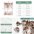 thumbnail image 6 of Eucalyptus Leaves Balloon Curtains for Bedroom/Front Door/Bathroom, Grey Pink Summer Botanical Watercolor Weeping Tie Up Curtains 63 Inch Length Kitchen Curtains Shades for Windows 46"x63", 6 of 8