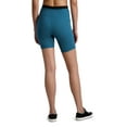 thumbnail image 2 of Reebok Women's Dynamic 7" Inseam Highrise Bike Short with Branded Drawcord, 2 of 4