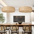 thumbnail image 4 of Arturesthome Woven Rattan Pendant Lighting Countryside Style, 4 of 9