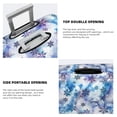 thumbnail image 5 of Daiia Icy Blue Snowflakes Luggage Cover, Thickened Washable Travel Luggage Covers, Elastic Unique Baggage Covers for 18-20 inch Luggage-Small, 5 of 9