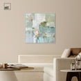 thumbnail image 3 of Jade Sweep I Canvas Minimal Abstracts by Art Remedy, White Frame, 40" x 40", 3 of 7
