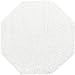 thumbnail image 3 of Unique Loom Everyday Shag Plush Area Rug 6' x 6' Octagon in Snow White, 3 of 4