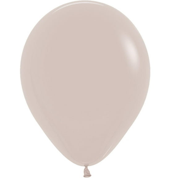 Sempertex/Betallatex - 11in Deluxe White Sand Latex Balloons (100 Count)