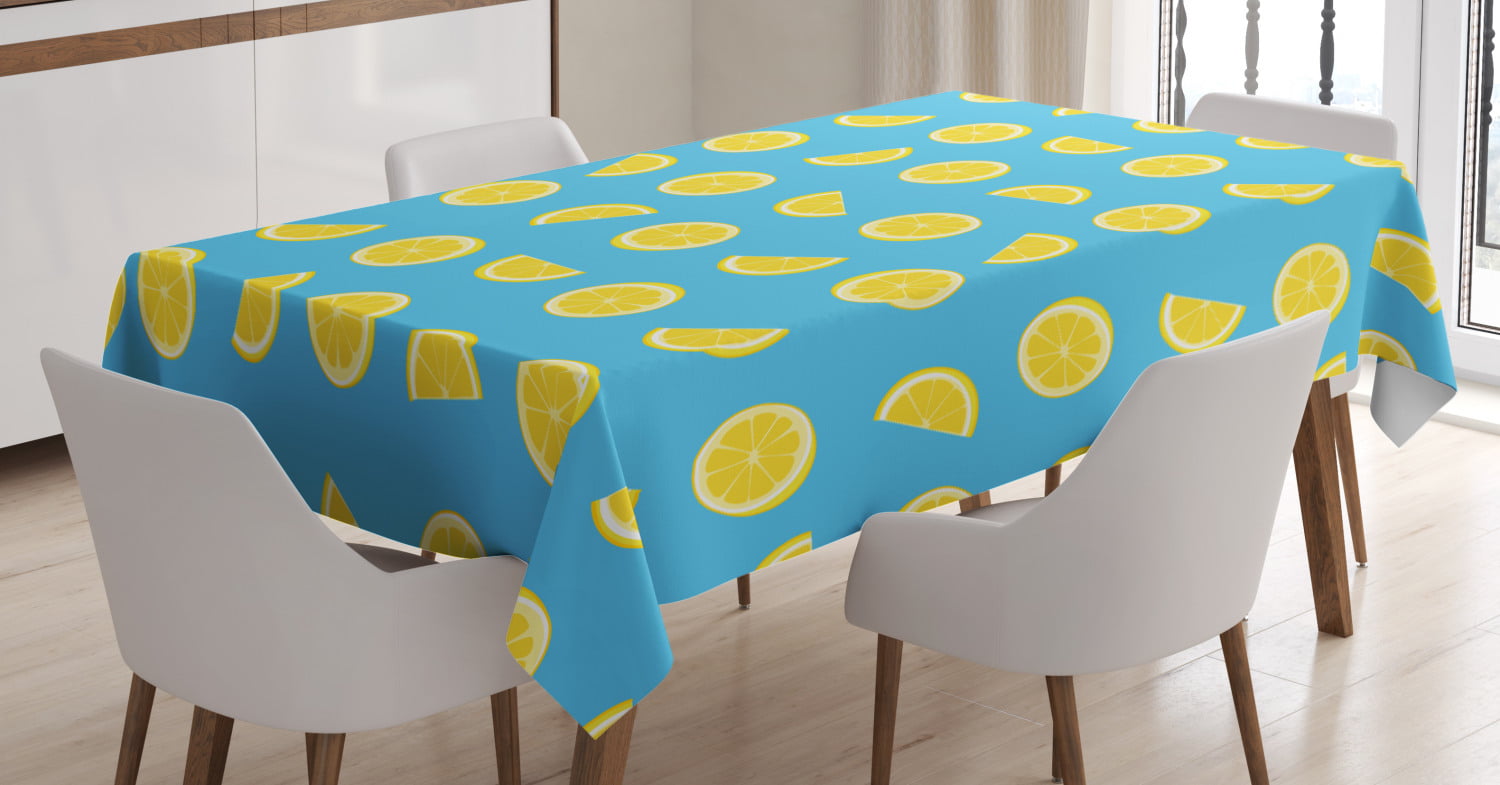 52 X 70 Multicolor Ambesonne Summer Tablecloth I Love Summer Traditional Vacation Celebrating Enjoyment Surfing Boards Volleyball Dining Room Kitchen Rectangular Table Cover 