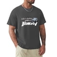 thumbnail image 1 of La vida es mejor con una camiseta jimny ropa de verano blusa camiseta lisa camisetas pesadas para hombres, 1 of 6