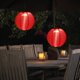 thumbnail image 4 of Lámpara Linterna Solar LED 30 Cm Impermeable para Al Aire Libre () Rojo, 4 of 8