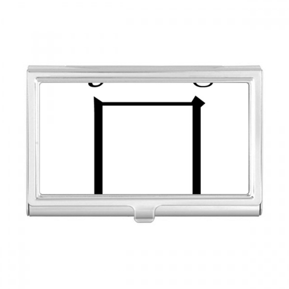 chinese character compnt jiong business card holder case pocket box wallet