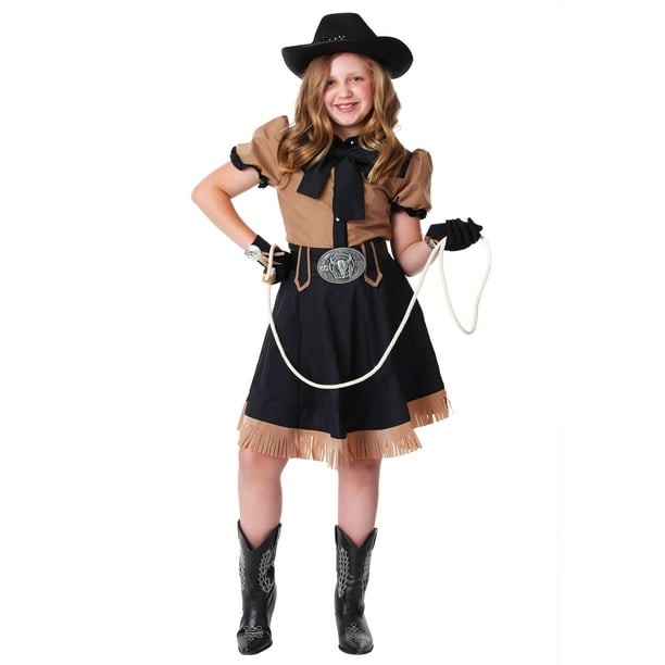 Girl s Lasso n Cowgirl Costume Walmart