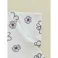 thumbnail image 6 of Suealasg Toddler Baby Girl Summer Outfit Short Sleeve Floral Print T-shirt + Shorts Sets 2Pcs Newborn Girl Clothes, 6 of 8