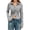 Gray, variant on Womens Button Down Shirt Long Sleeve Slim Fitted Collared Fashion Top Breathable Striped Casual Work Blouse
