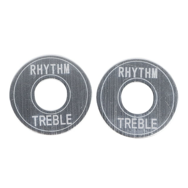 2PCS Électrique Guitare Interrupteur Joints, Trois Vitesse Bascule Interrupteur Indicateur Guitare Interrupteur Rondelle Rythme Plaque Triple