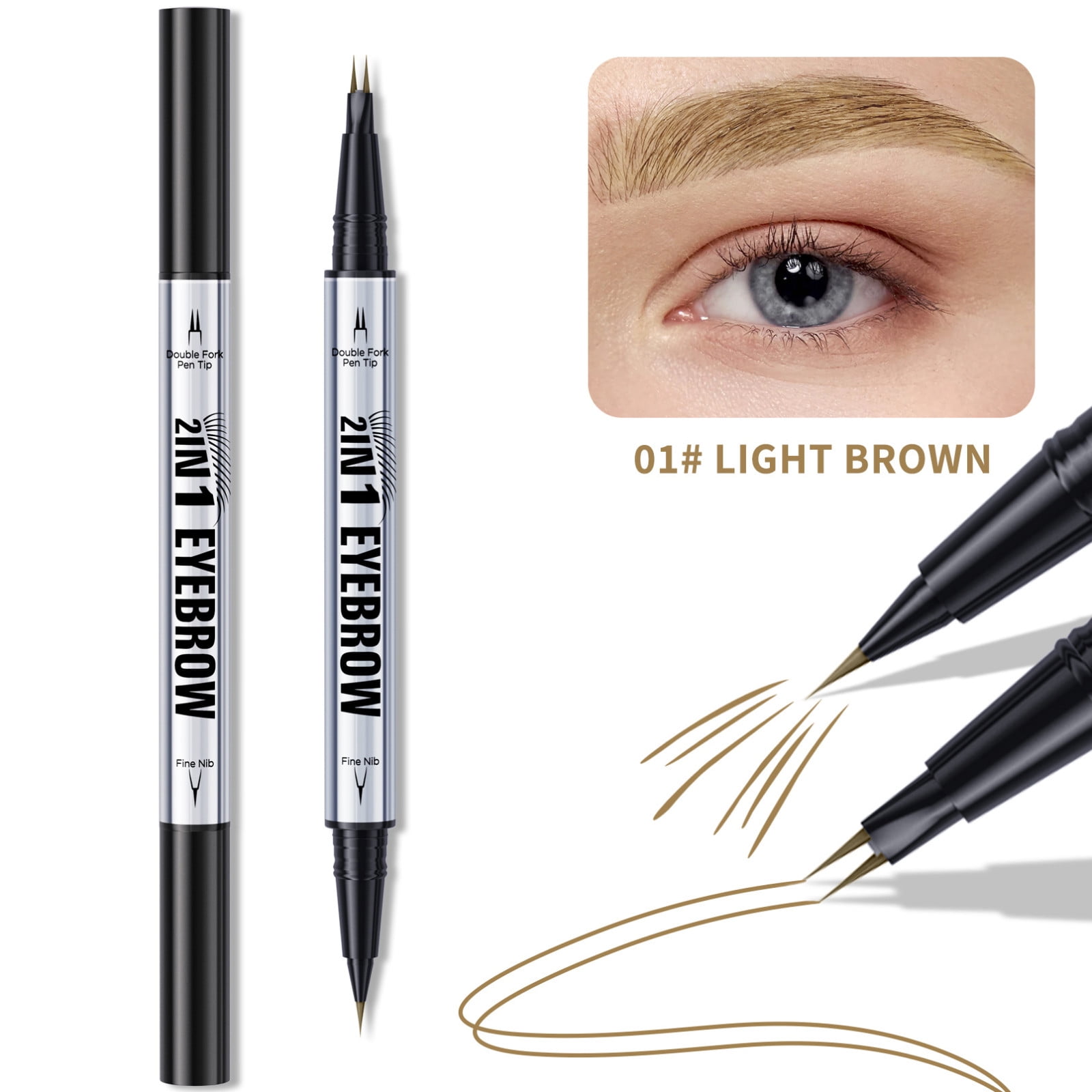 Lottie London Arch Rival Microblade Precision Eyebrow Pen, Cool