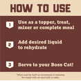 thumbnail image 6 of Boss Nation 850030579034 9 oz Freeze Dried 5 Turkey Cat Treat, 6 of 7