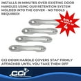 thumbnail image 3 of Coast To Coast Exterior Door Handle Cover CCIDH68585B Chrome Plated; ABS Plastic; Lever Only; With Driver Side Keyhole/Without Passenger Side Keyhole; With Covers For 4 Doors, 3 of 5