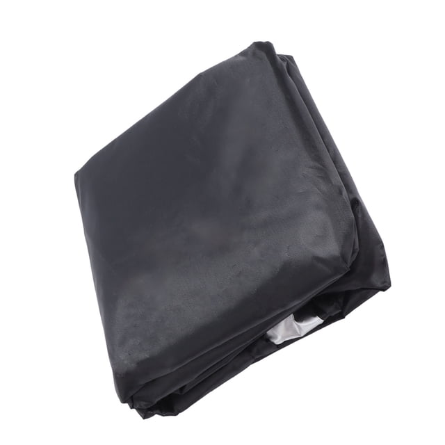 Funda Para Muebles De Jardín, Dobladillo Elástico, Funda Para Silla De Exterior, Tela Oxford Negra Con Bolsa De Almacenamiento Para Césped
