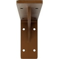 thumbnail image 3 of Ekena Millwork 2"W x 10"D x 4 3/4"H Embrey Steel Bracket, Hammered Copper, 3 of 11