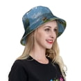 thumbnail image 6 of Salouo Majestic Deer Mountain Lake Print Unisex Bucket Hat, Outdoor Summer Beach Fishing Sun Hat Fun Outdoor Vacation Hat for Men Women Teens,Reversible Double-Side-Wear, 6 of 6