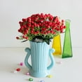 thumbnail image 4 of facefd 2pcs Artificial Rose Bouquet Simulation Floral Decor Home Office Plastic artificial Rose Flower, Red, 4 of 5