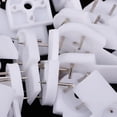 thumbnail image 4 of 50 Piezas Ganchos de Pared Plástico para Colgar Llave DIY Sunnimix Ganchos para pared dura Color Blanco, 4 of 8