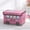 Pink, variant on Jacenvly Toys 2 + Year Old Boy Automobile Storage Box Foldable Clothing Integral Box Non Woven Film Covered Toy Sundry Storage Box