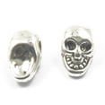 thumbnail image 2 of 50pcs Joyería De Plata Antigua Del Cráneo De La Aleación De Tíbet Que Hace Los Granos Del Espaciador perfecl Cuentas espaciadoras de calavera, 2 of 4