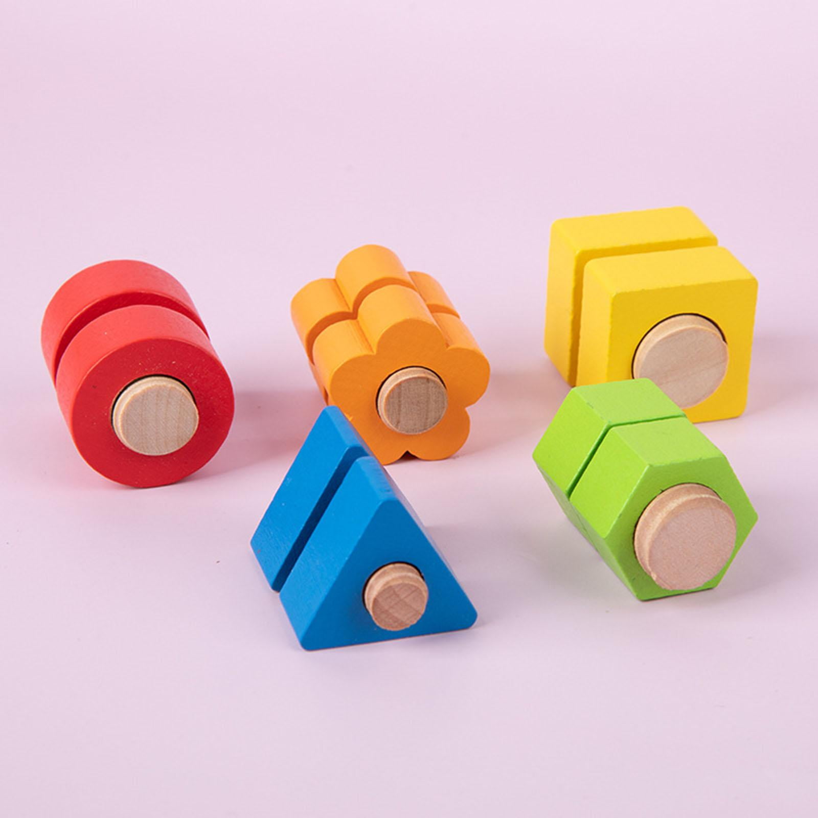 Wooden Screws And Nuts Child Baby Preschool Educational Toy